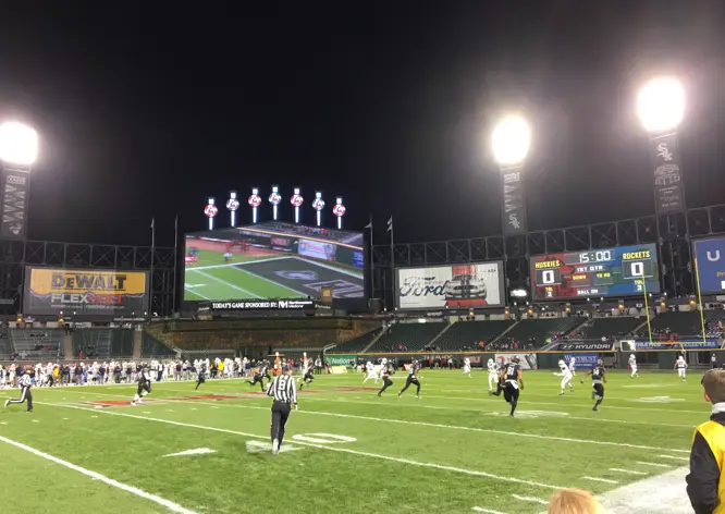Dr. Jeremy Alland Provides Medical Coverage at MAC Football Game Played at Guaranteed Rate Field